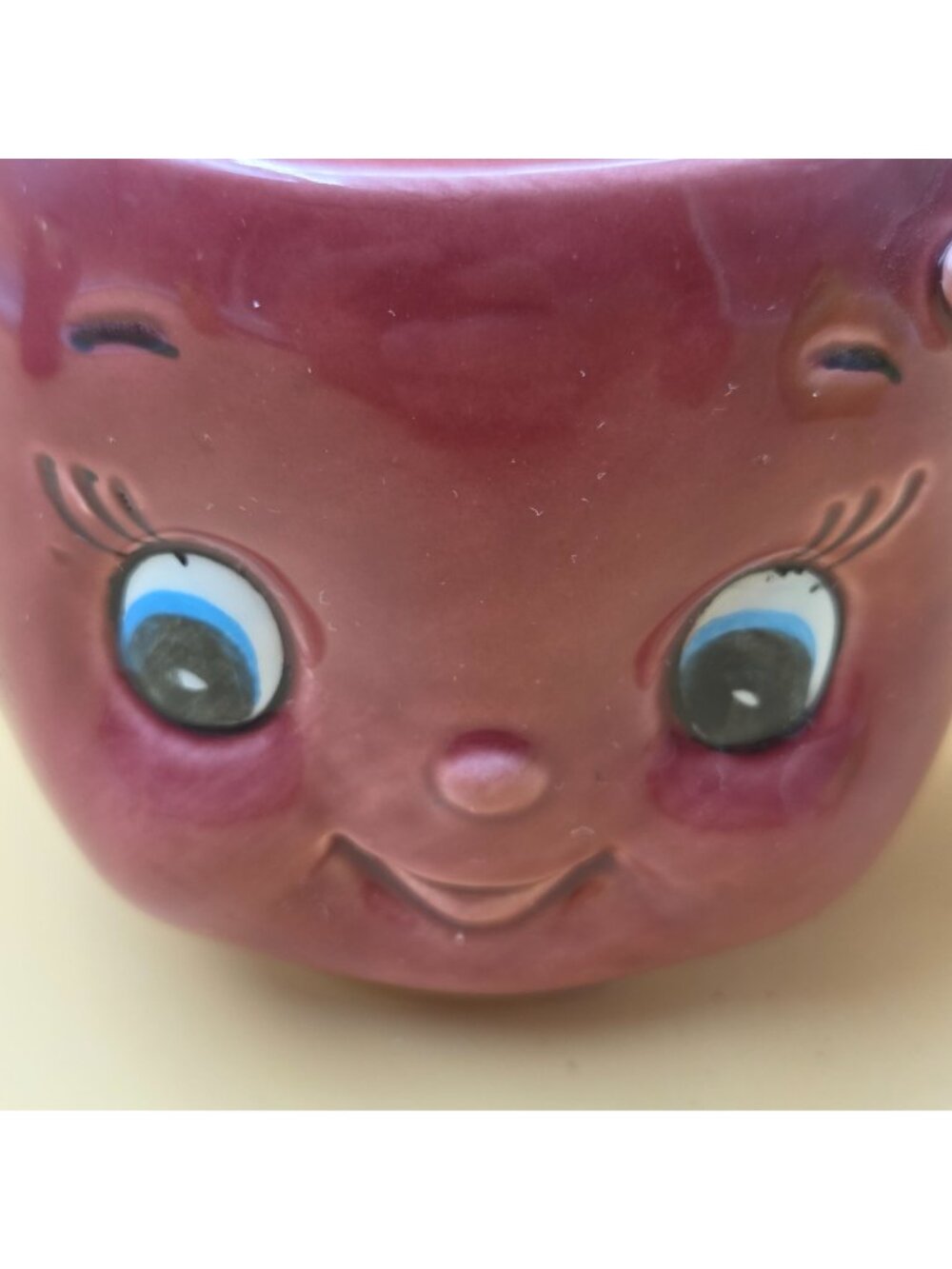 Vintage Enesco Anthropomorphic Fruit Mugs Salt Pepper Shakers Set of 8 - Picture 16 of 16
